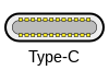 USB Type-C receptacle.svg