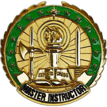 U.S. Army Master Instructor Identification Badge