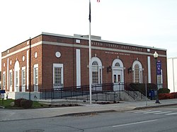 US Post Office Warsaw NY 10. října. JPG