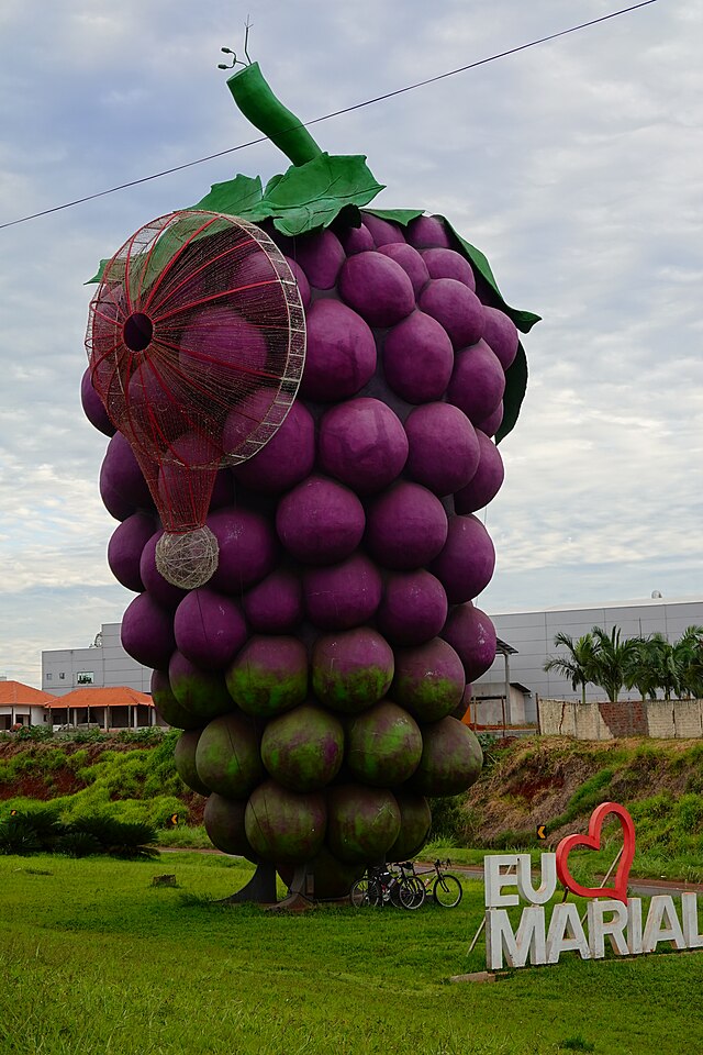 Monumento da uva em Marialva.