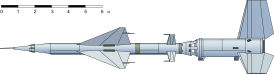 Bosquejo del antimisiles V-1000 con un refuerzo estándar PRD-33