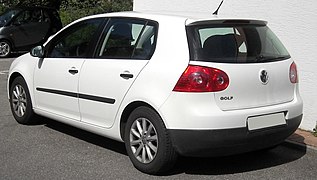 Arrière VW Golf V