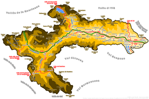 Mappa della Val di Susa