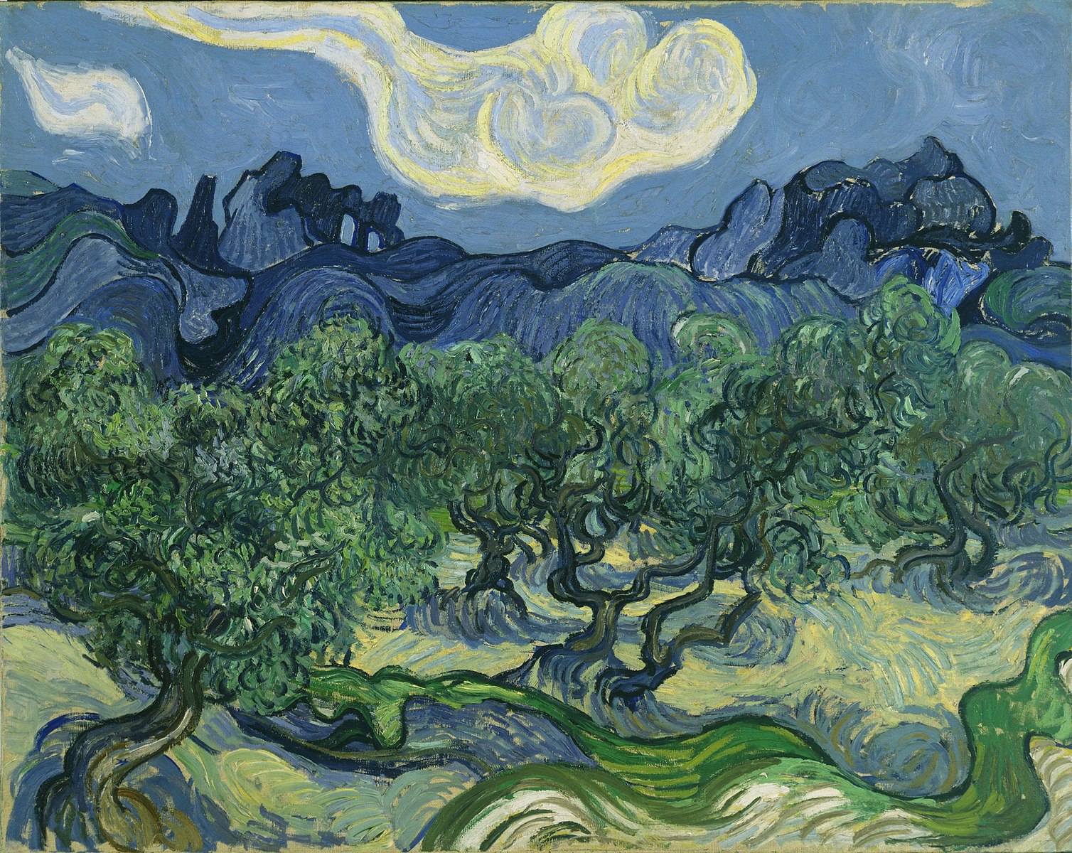 Картины 1889. Оливковая роща Ван Гога. Ван Гог картины оливковые деревья. Постимпрессионизм Ван Гог. Ван Гог 1889.