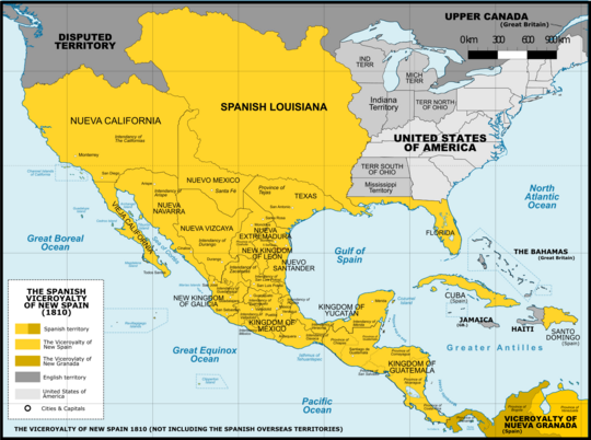 Spanish Louisiana in 1800