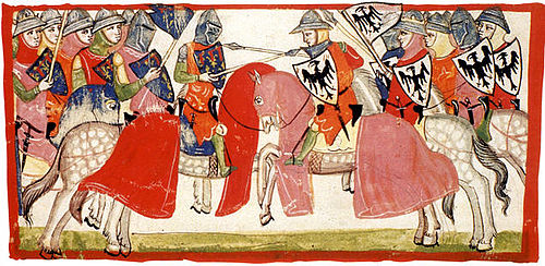 La Batalla de Benevento (1266).