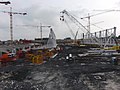 Phase de la construciton de Stade Pierre Maurois