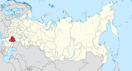 Oblast' di Volgograd – Localizzazione