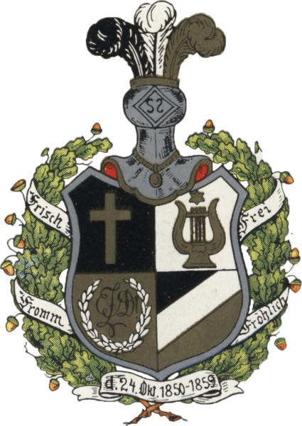 Bestand:Wappen der Wingolfsverbindung Arminia Dorpatensis nach Doeberl (1931).png
