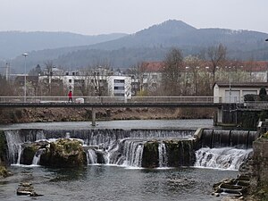 Stürmenchopf, in the foreground the Laufen waterfall