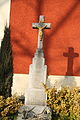 Čeština: Kříž u kostela sv. Kateřiny ve Slavíkovicích, okr. Třebíč. English: Wayside cross near church of Saint Catherine in Slavíkovice, Třebíč District.