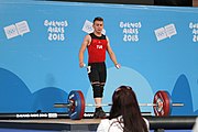 Deutsch: Gewichtheben bei den Olympischen Jugendspielen 2018; Tag 2, 10. Oktober 2018; Jungen 62 kg English: Weightlifting at the 2018 Summer Youth Olympics at 8 October 2018 – Boys' 62 kg