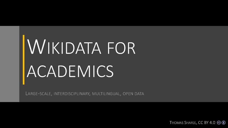 File:Wikidata for academics workshop.pdf