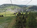 Abfahrt mit der Seilbahn