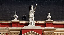 Statue of Minerva atop Writers' Building Writers3.jpg