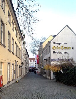 Zollstraße, Blickrichtung zum Marktplatz, Düsseldorf-Altstadt