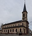 * Nomination Church of St. Leger in Oberhergheim (Haut-Rhin, France). --Gzen92 10:01, 20 March 2023 (UTC) * Decline  Oppose Underexposed. --Kallerna 10:31, 20 March 2023 (UTC)