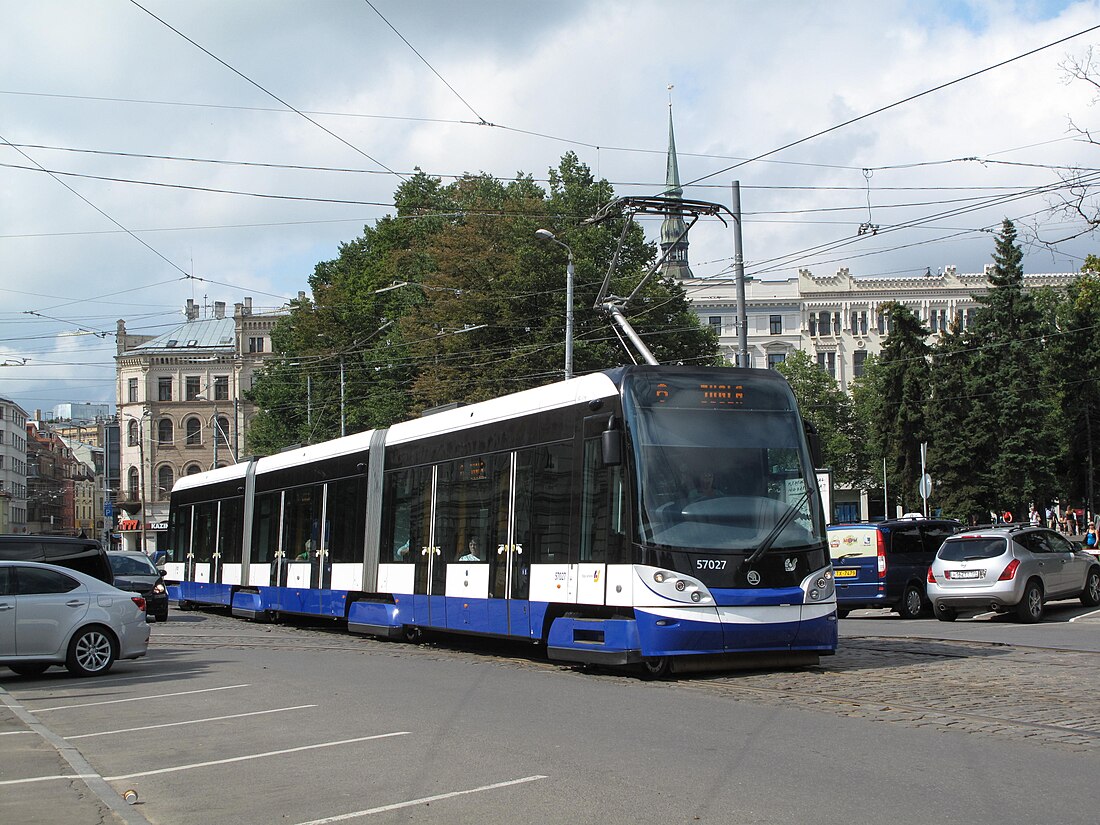 Riga villamosvonal-hálózata