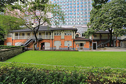 Former headquarters and clubhouse of the Royal Hong Kong Yacht Club, at the corner of Oil Street and Electric Road, Causeway Bay. Qian Xiang Gang Huang Jia You Ting Hui Hui Suo .JPG