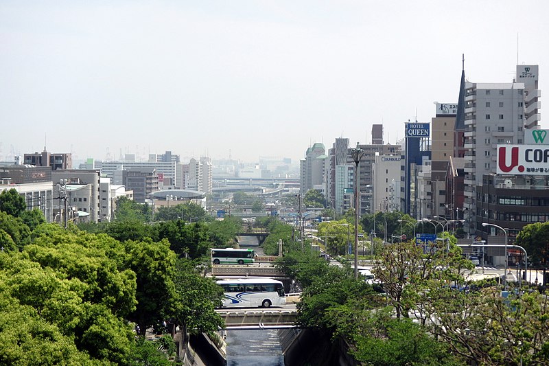 File:新神戸駅から表示 Panorama from Shin-Kobe Station - panoramio.jpg