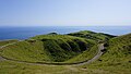 赤ハゲ山山頂から見た山肌