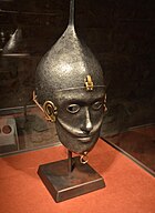 Cuman battle mask, c. 13th century 0925 Kipchak style helmet 13th c.JPG
