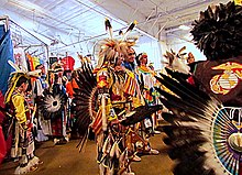 Lumbees at a pow wow in Lumberton, 2015 10th Annual Lumbee Powwow Lumberton.jpg