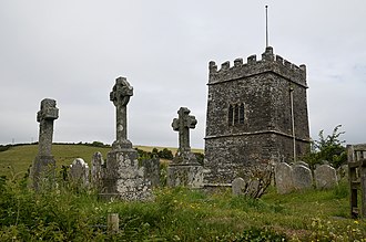 The church tower and the churchyard 1140743-St-Tallanus-ViewFromClifftops.jpg