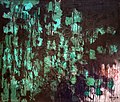 1965, Green Stains. Acrylic on canvas, 115x135 cm