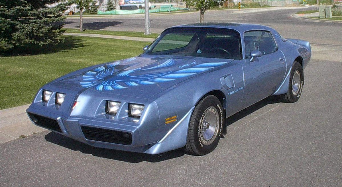 1981 pontiac trans am blue