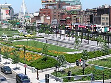 North End Parks. Canal Fountain visible in background. 2008 Greenway Boston 2739303146.jpg