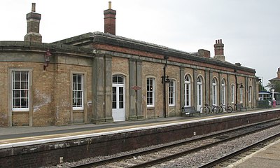Newark Castle railway station in Newark-on-Trent
