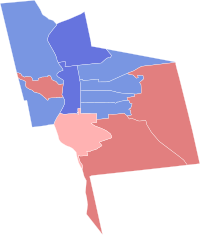 2021 Manchester, New Hampshire mayoral election by ward.svg