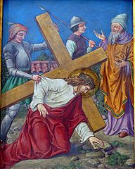 7th Station: Jesus falls for the second time