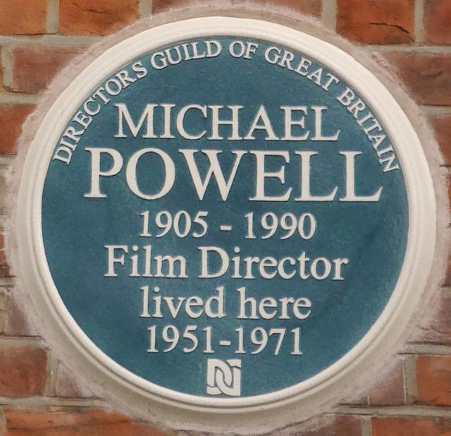 8 Melbury Road plaque in Holland Park, Kensington, central London