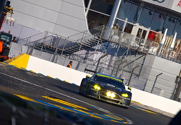 The #97 Aston Martin Vantage V8 during the 2016 24 Hours of Le Mans