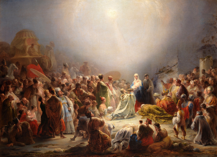 Domingos Sequeira was one of the most prolific neoclassical painters. (Adoration of the Magi; 1828)