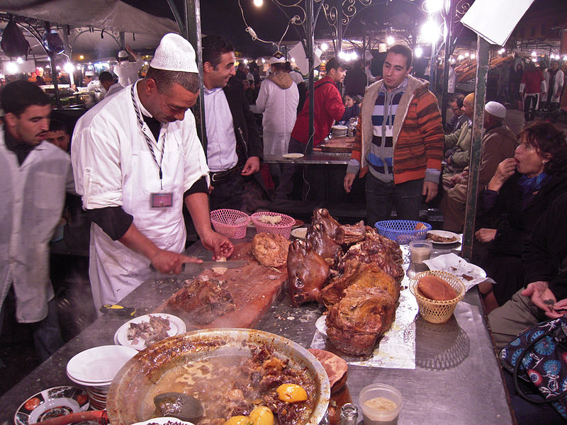 File:A food stall, Djemma el Fna, Marrakesh (5367527033).jpg