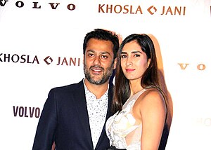 Abhishek Kapoor and Pragya Yadav at Abu Jani-Sandeep Khosla show for ‘Volvo S90’.jpg