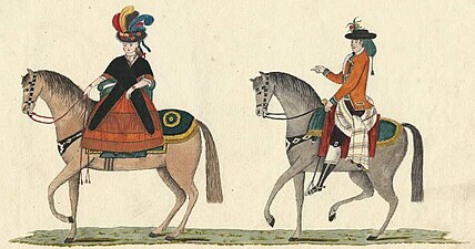 A typical majo couple of Buenos Aires, c. 1784–1806.