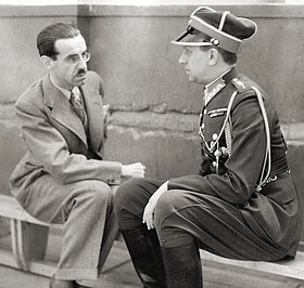 Adam Papée et Władysław Segda (à droite) en 1934.