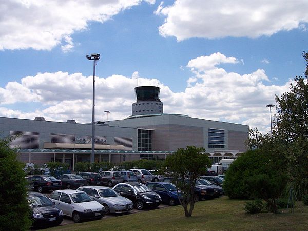 Terminal building and control tower