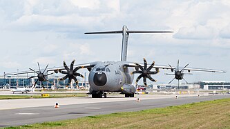 English: Airbus A400M (EC-404; MSN 004) at ILA Berlin Air Show 2012. Deutsch: Airbus A400M (EC-404; MSN 004) auf der ILA Berlin Air Show 2012.