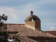 Le toit de la chapelle.