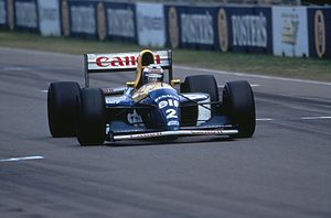 Alain Prost during the race in Adelaide on 7 November 1993.jpg