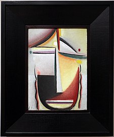 Alexei Jawlensky, Testa astratta, autunno e morente, 1923