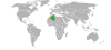 Location map for Algeria and the Sahrawi Arab Democratic Republic.