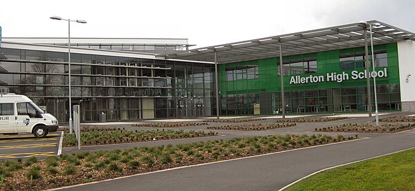 Allerton High School is used throughout the series