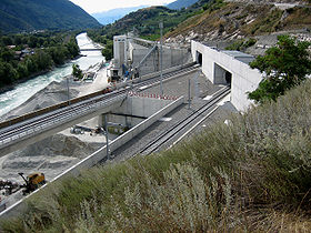 Image illustrative de l’article Tunnel de base du Lötschberg