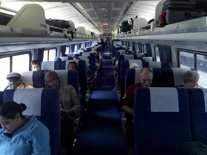 File:Amfleet coachclass car, westbound Cardinal.jpg